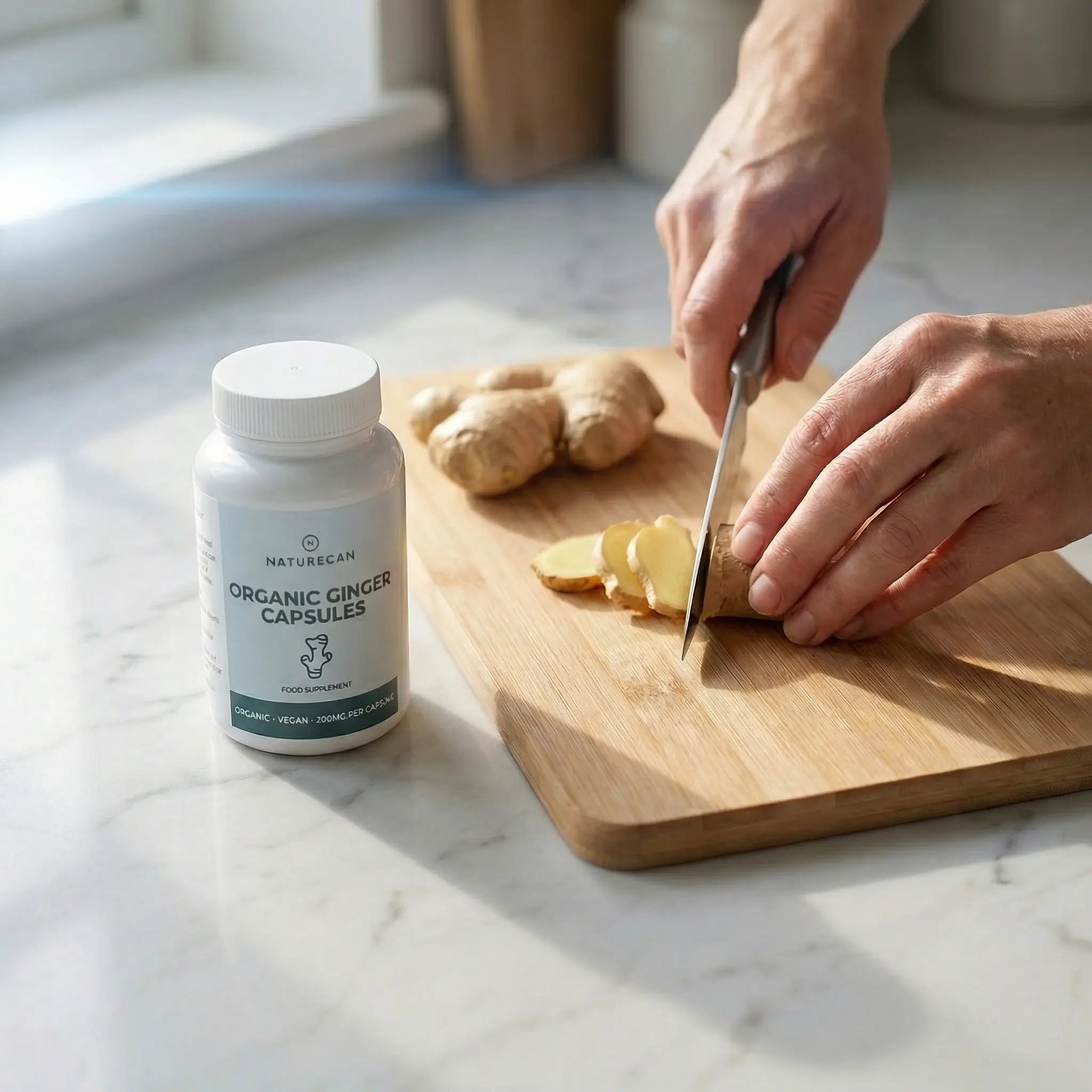 Supplément de gingembre biologique