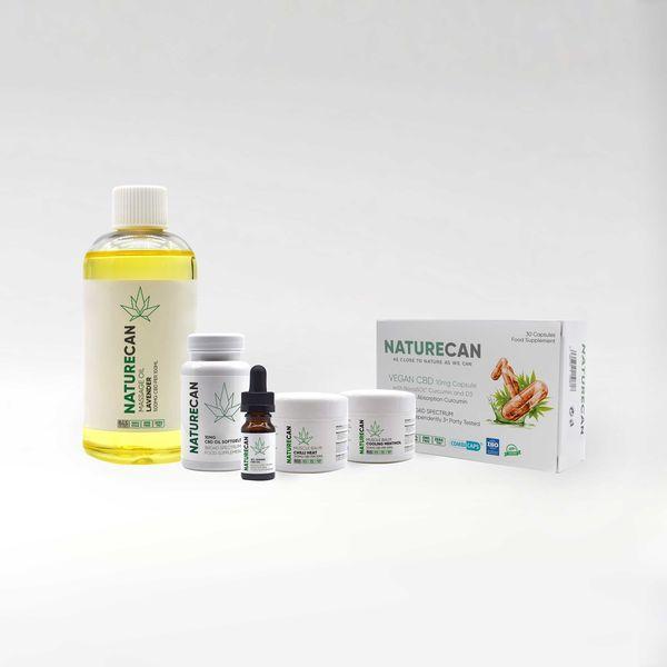 Pack récupération CBD huile de massage