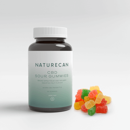 Bonbons au CBD acidulés