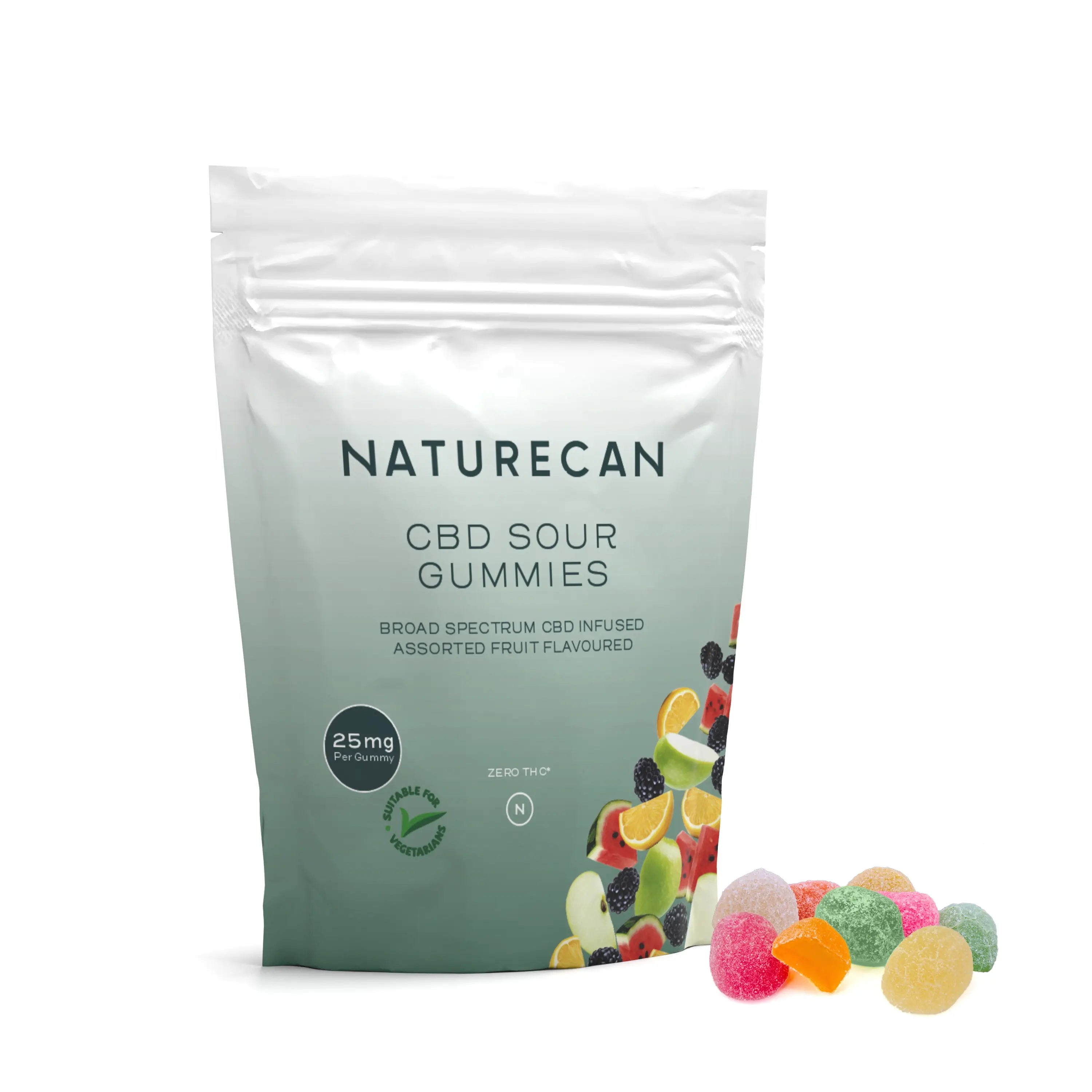 Bonbons au CBD acidulés