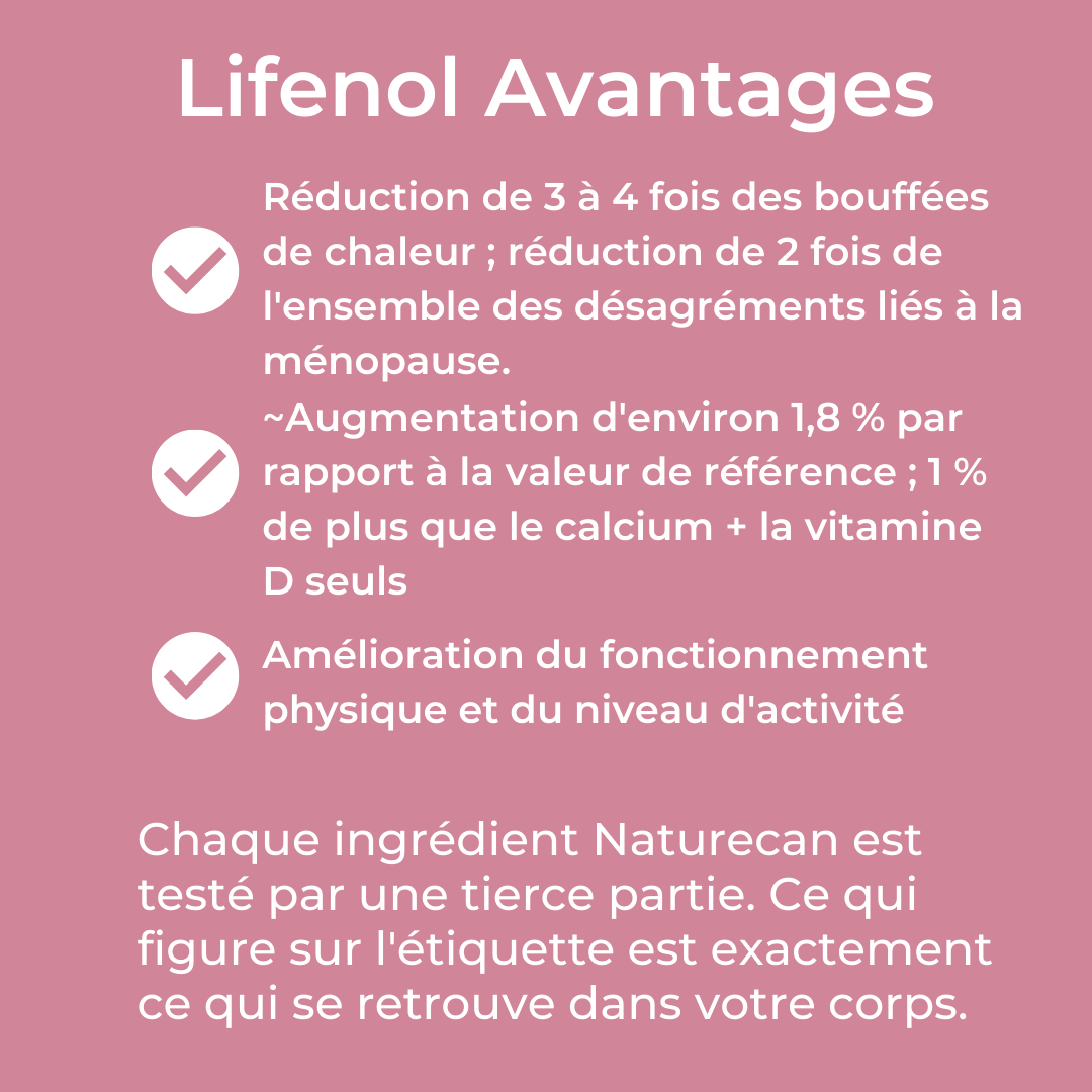 Complements alimentaires menopause
