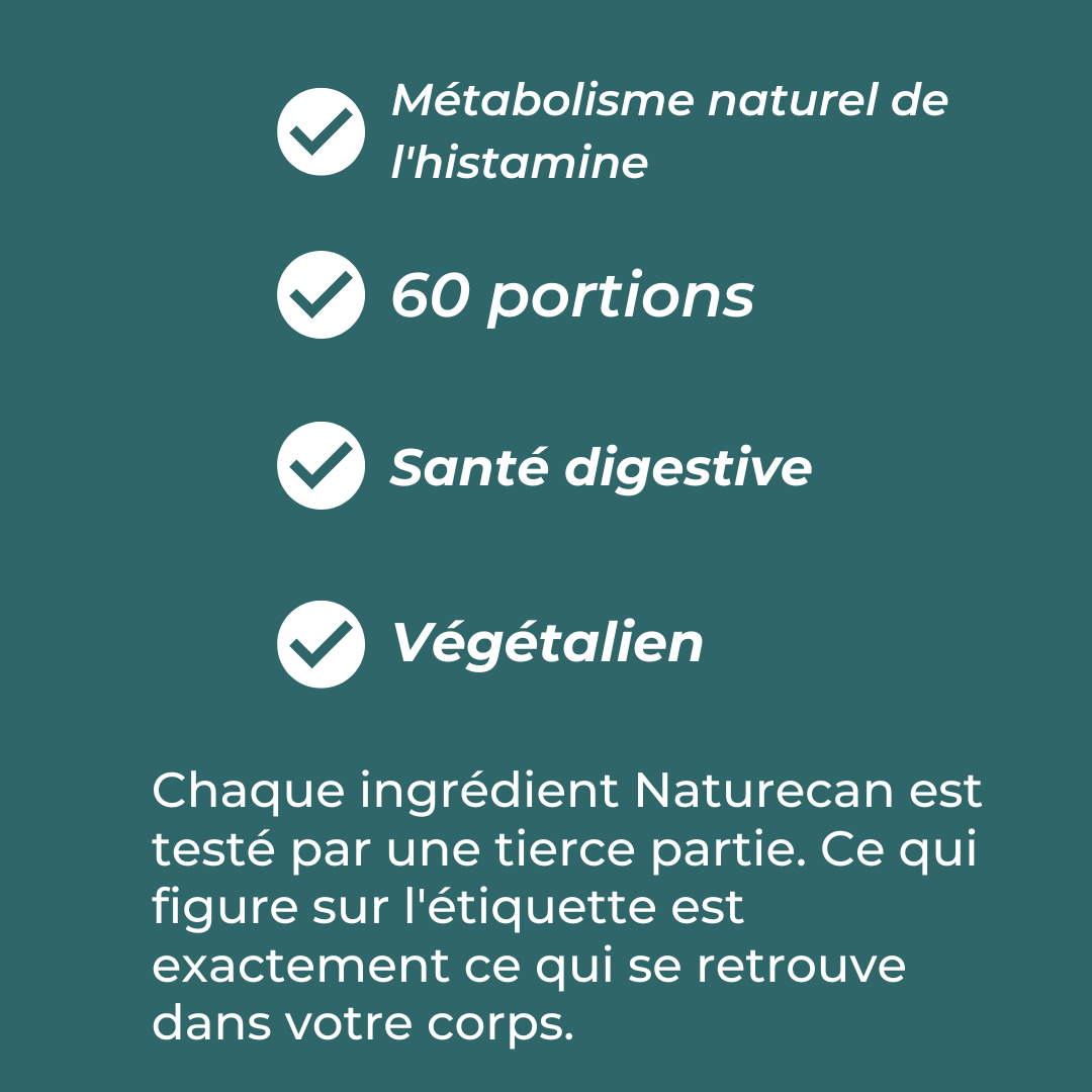 Supplément DAO vegan
