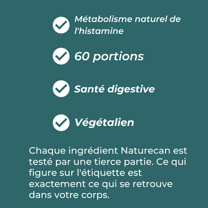 Supplément DAO vegan