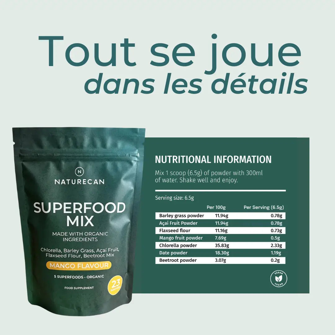Poudre de Superaliments Bio