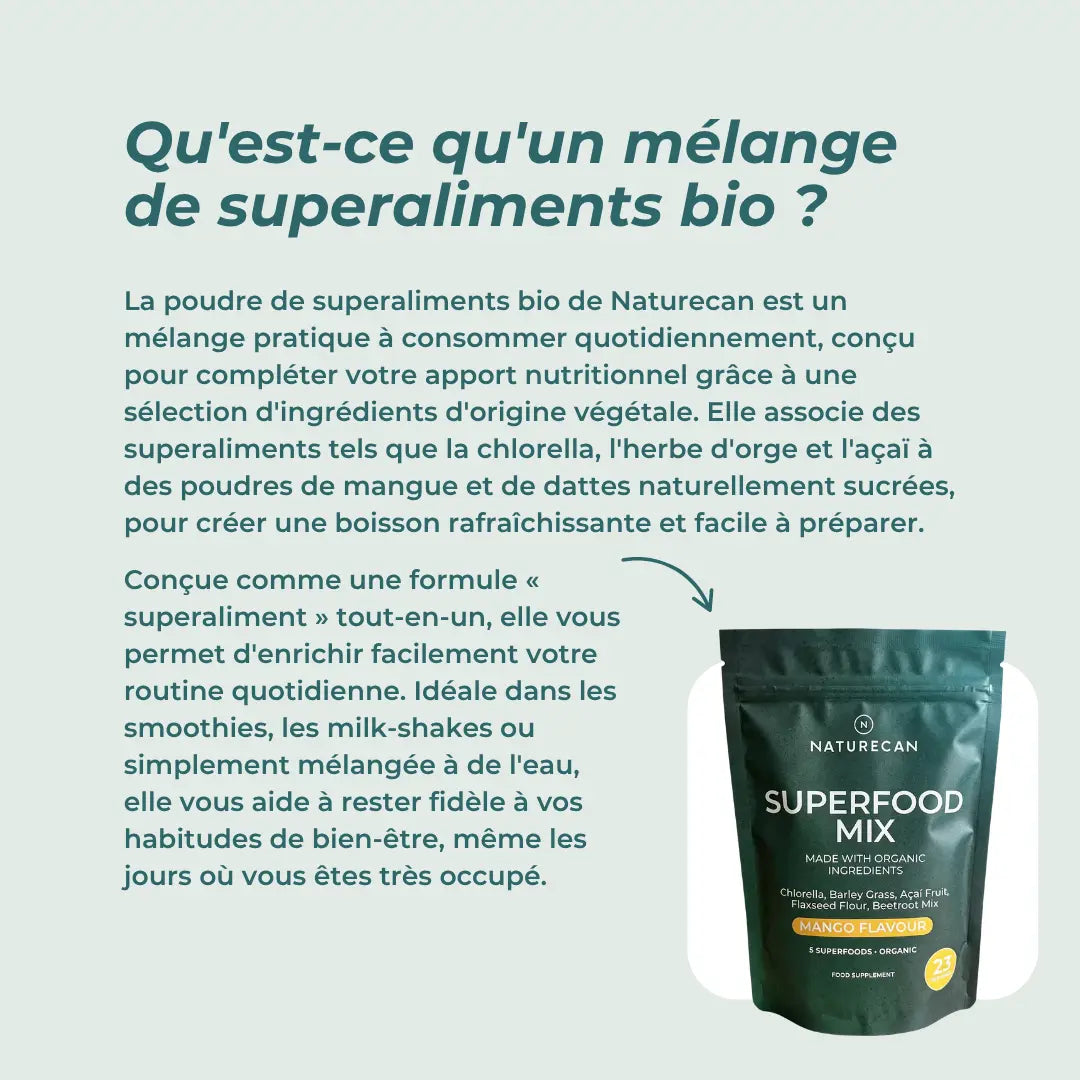 Poudre de Superaliments Bio