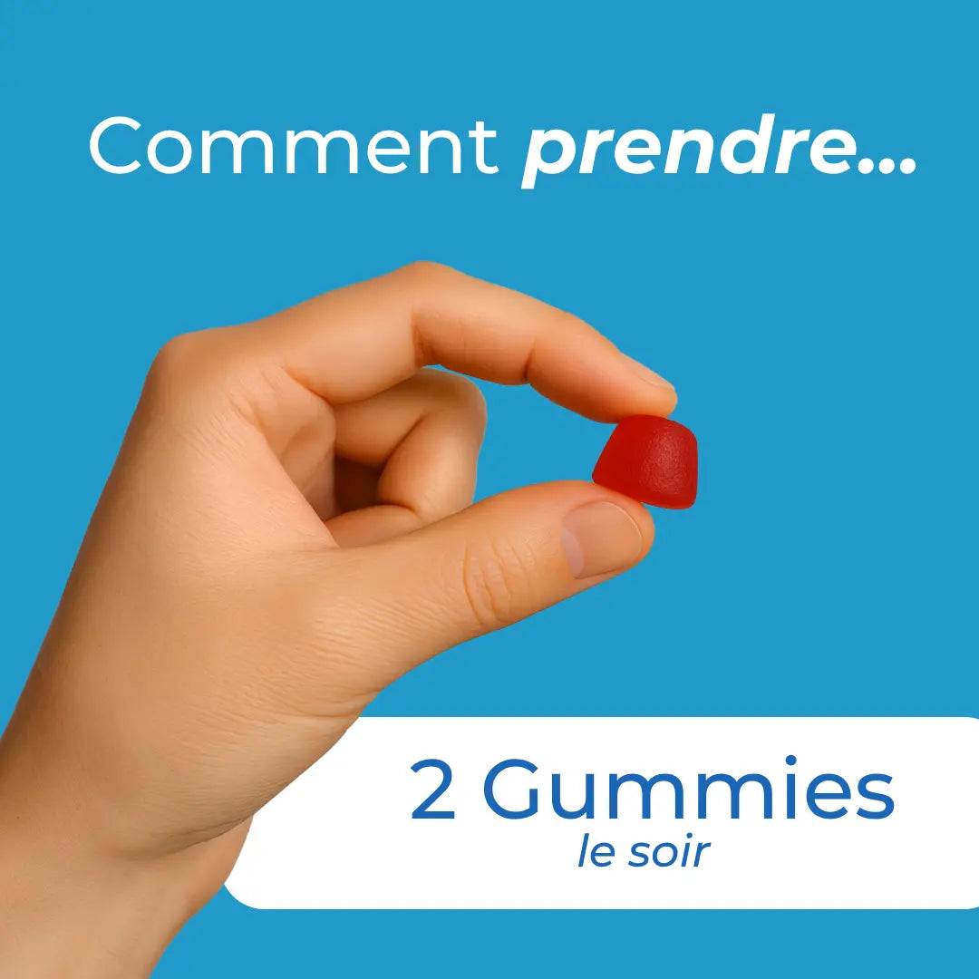 Gummies relaxants au CBD et à l'ashwagandha