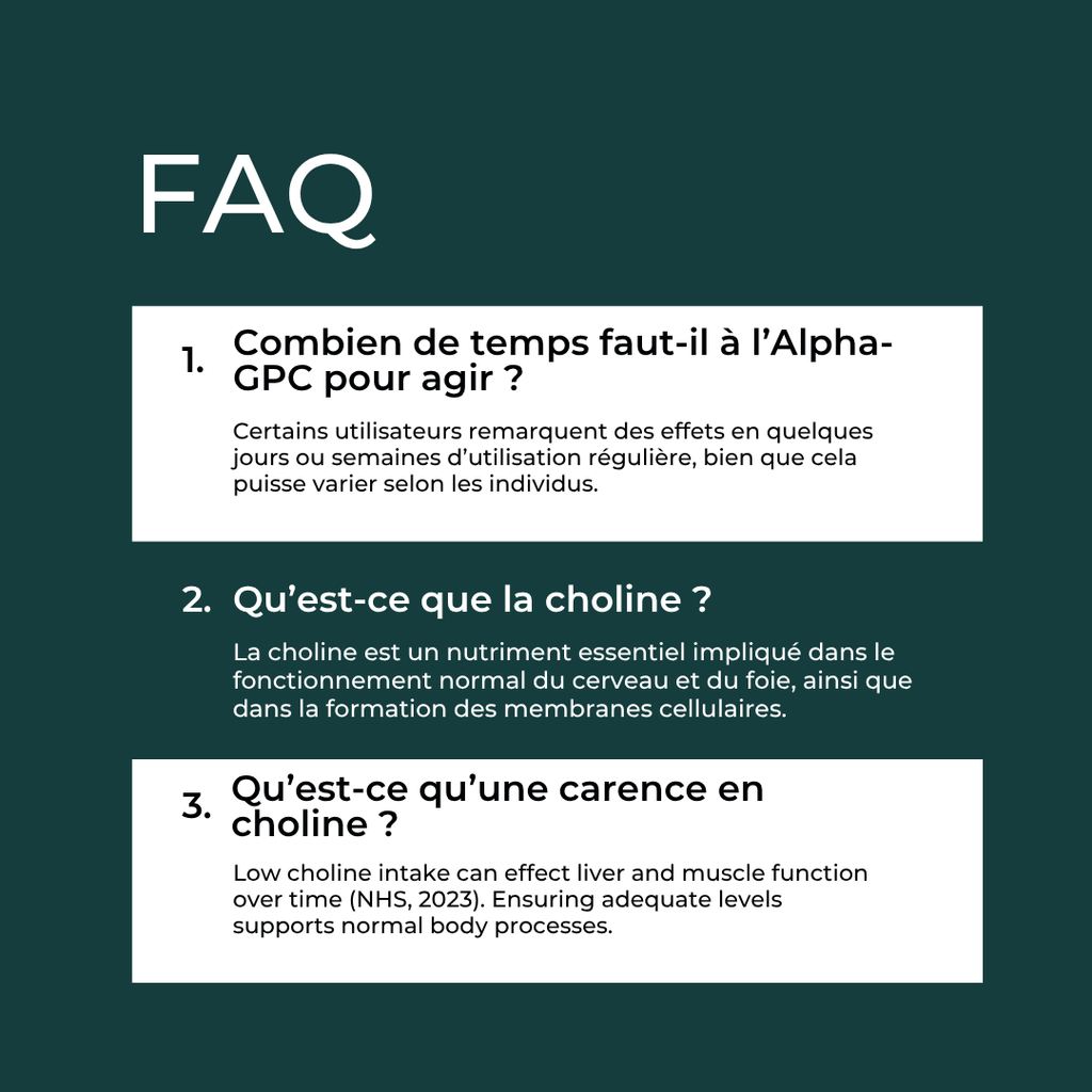 Alpha GPC FAQ
