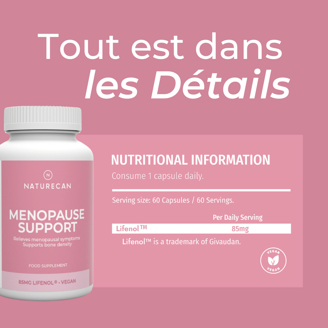Complements alimentaires pour soulager la menopause