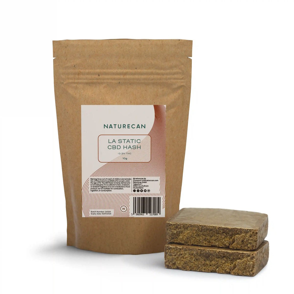 Résine De CBD La Kush Cake Static Hash | 29 % CBD | Qualité