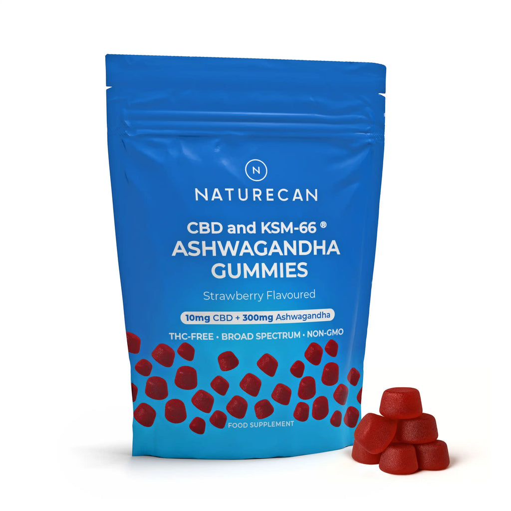 Gummies relaxants au CBD et à l'ashwagandha