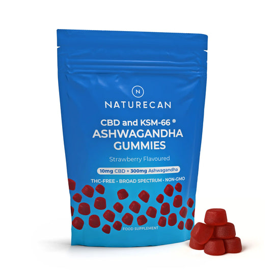 Gummies relaxants au CBD et à l'ashwagandha