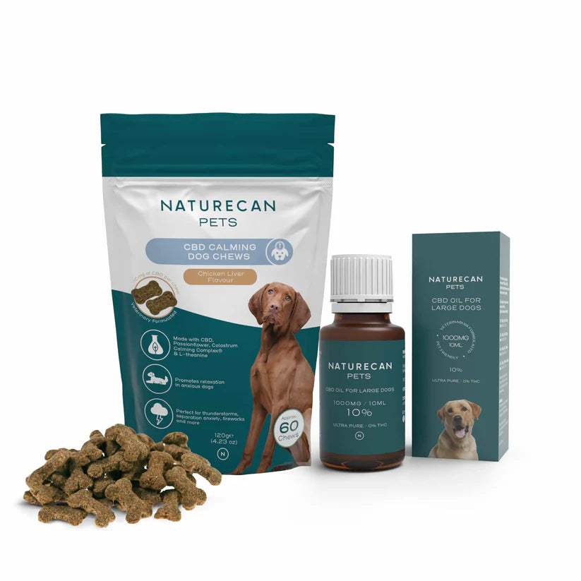 Coffret pour chien au CBD - calme et relaxation