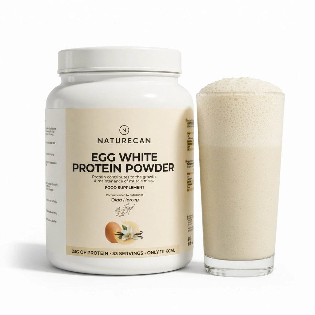 Poudre de protéines de blanc d'œuf naturecan