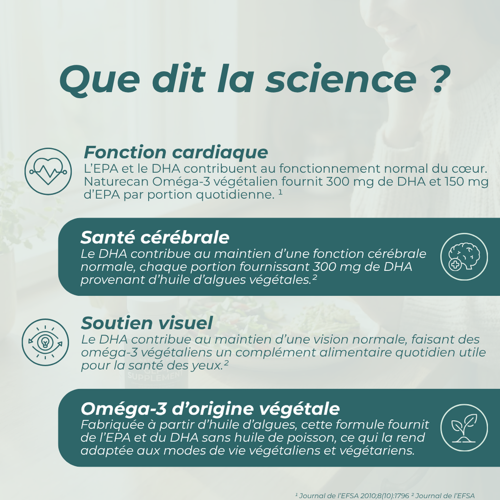 Omega-3 Vegan en Capsules avatages