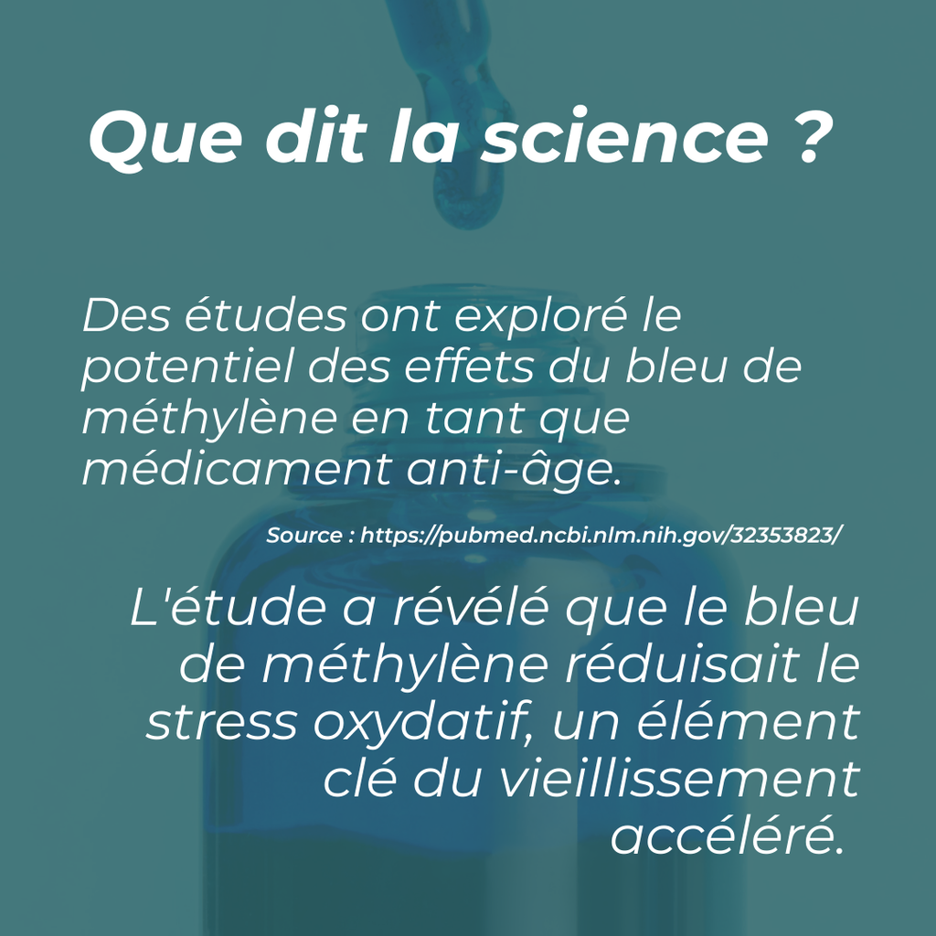 Bleu de méthylène anti-age