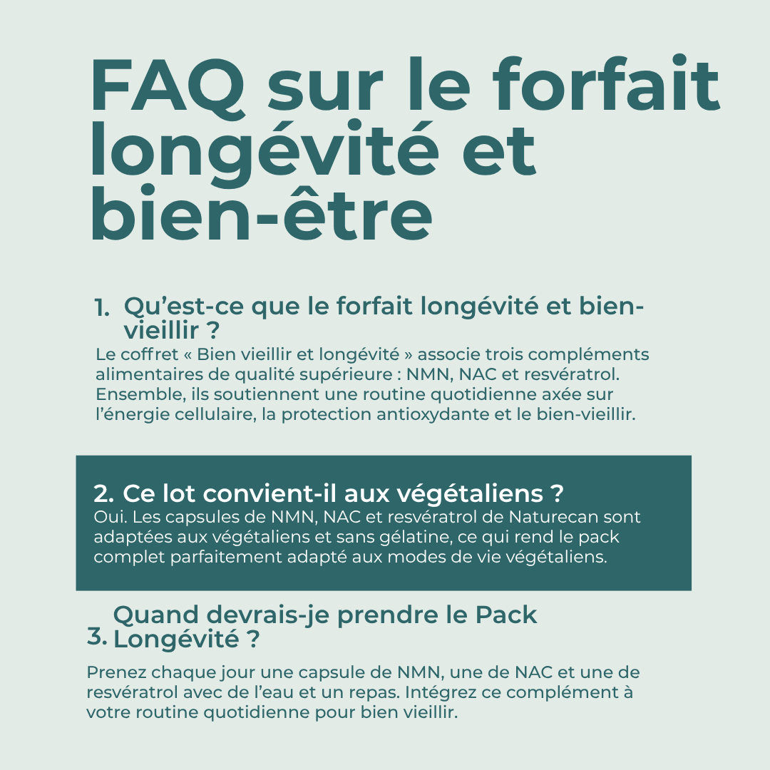 Coffret de Soins Anti-âge longévité