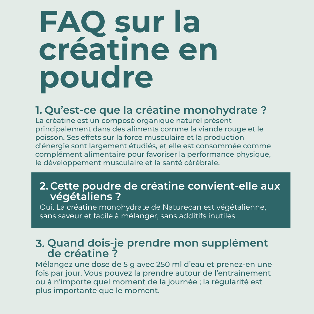 FAQ Créatine