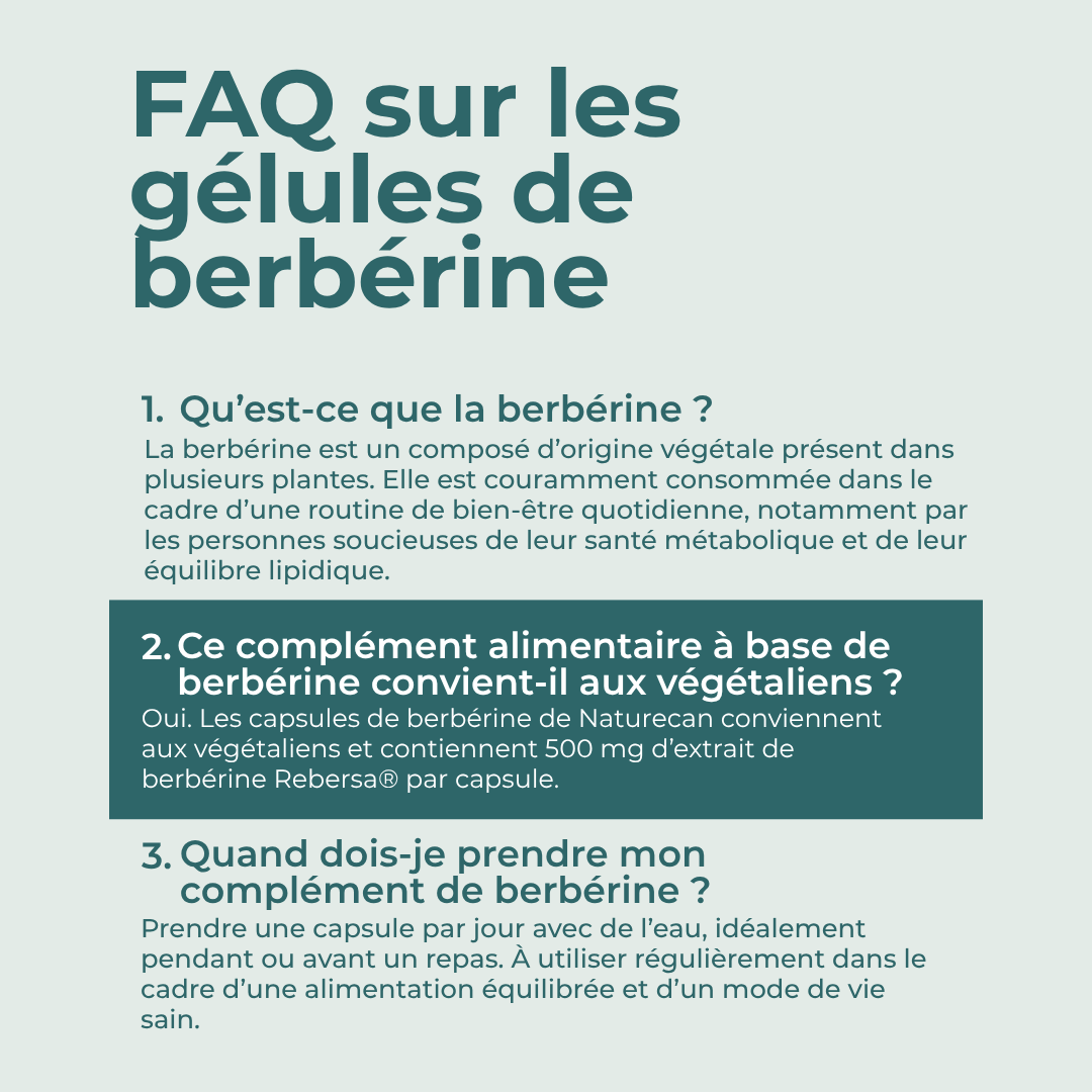 FAQ Berbérine