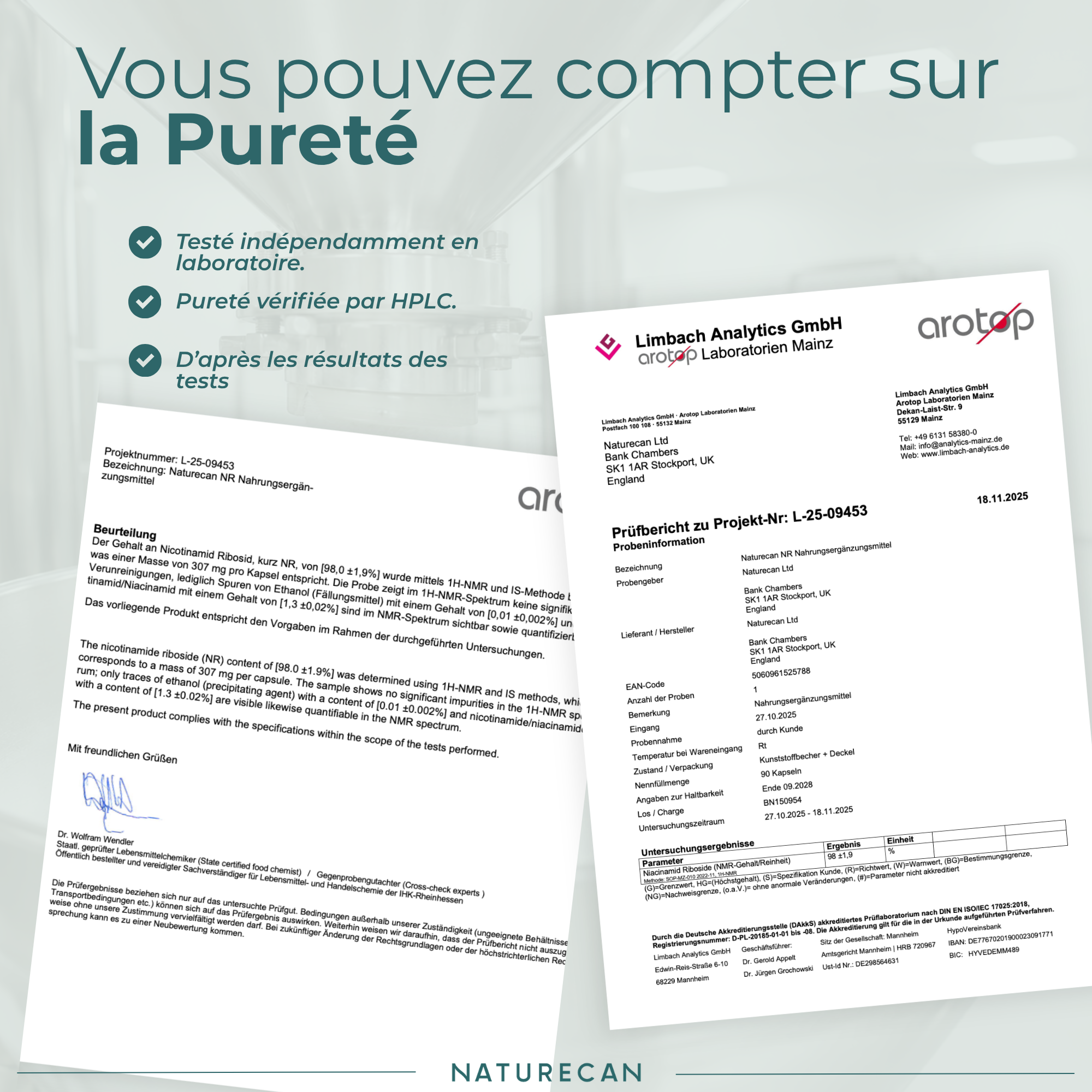Supplément NAD (NR) Capsules
