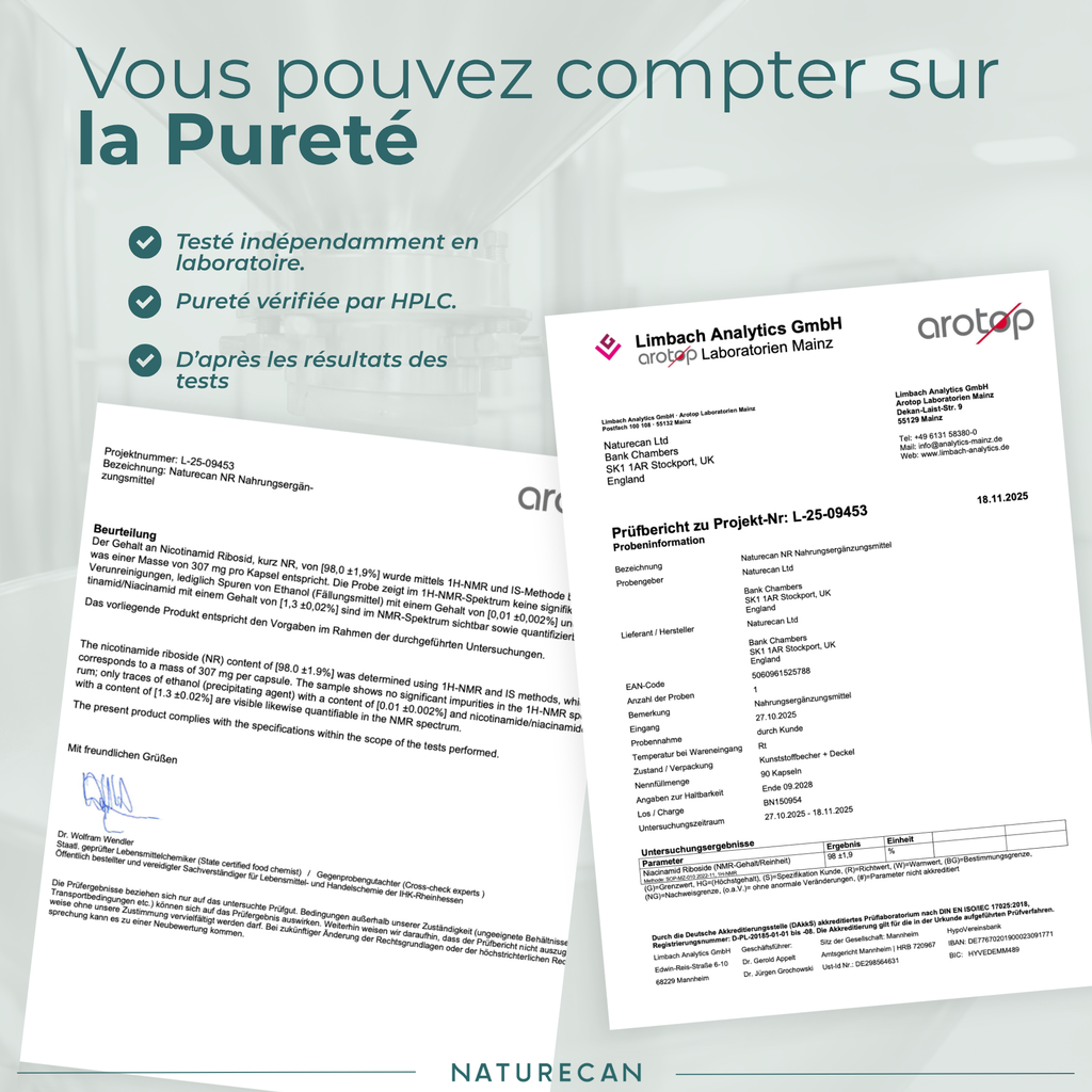 Supplément NAD (NR) Capsules
