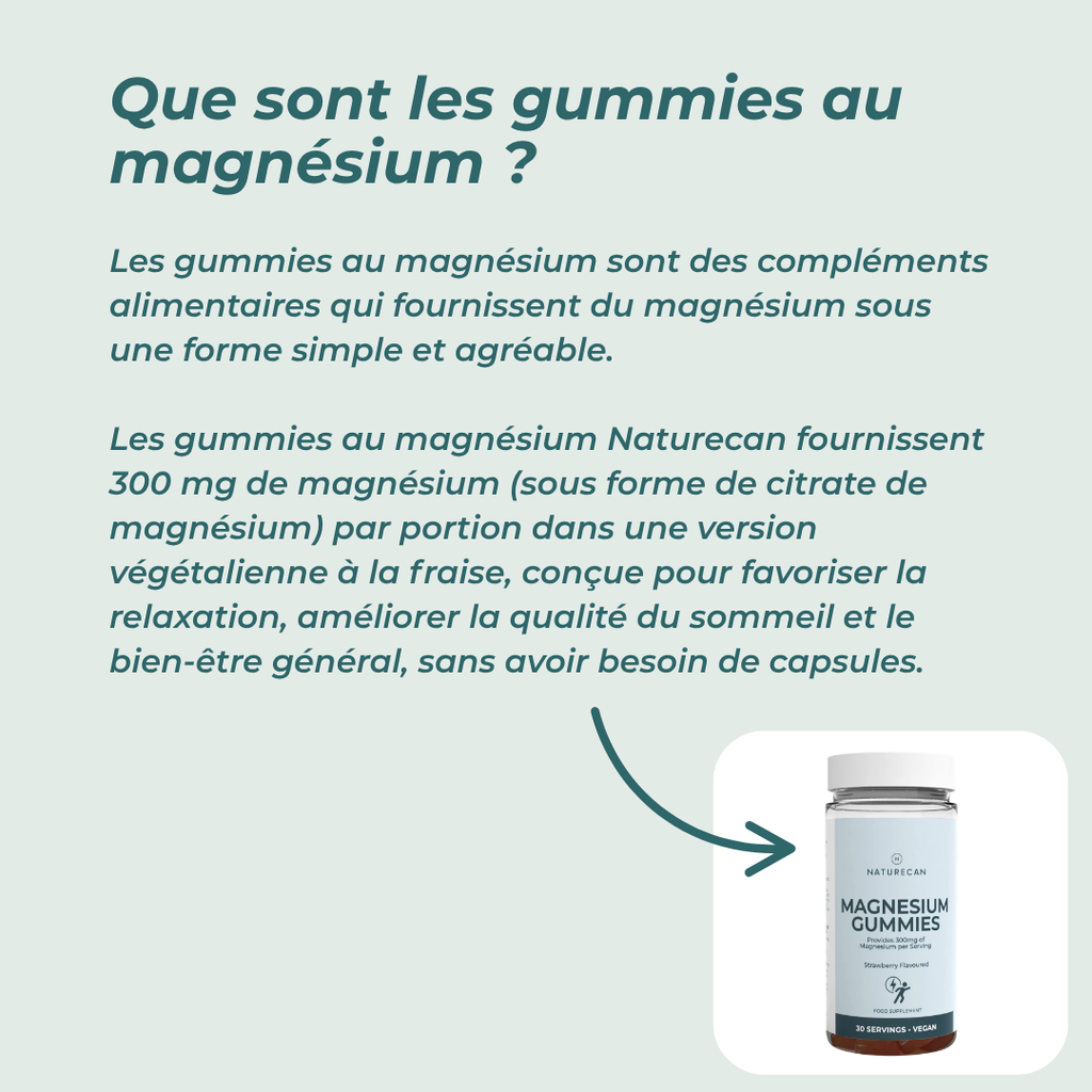 Gummies Magnésium  à quoi ça sert