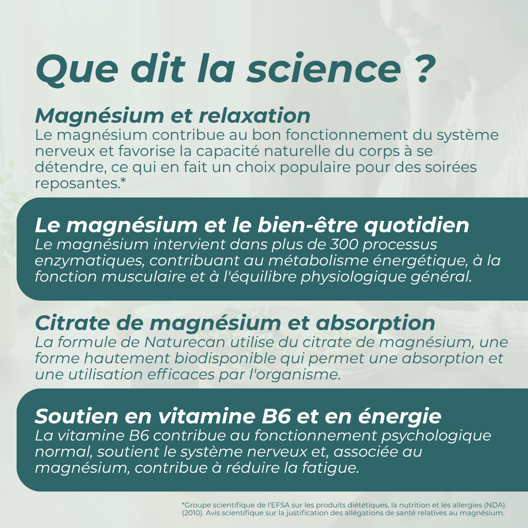 Bienfaits du magnésium bonbons gélifiés