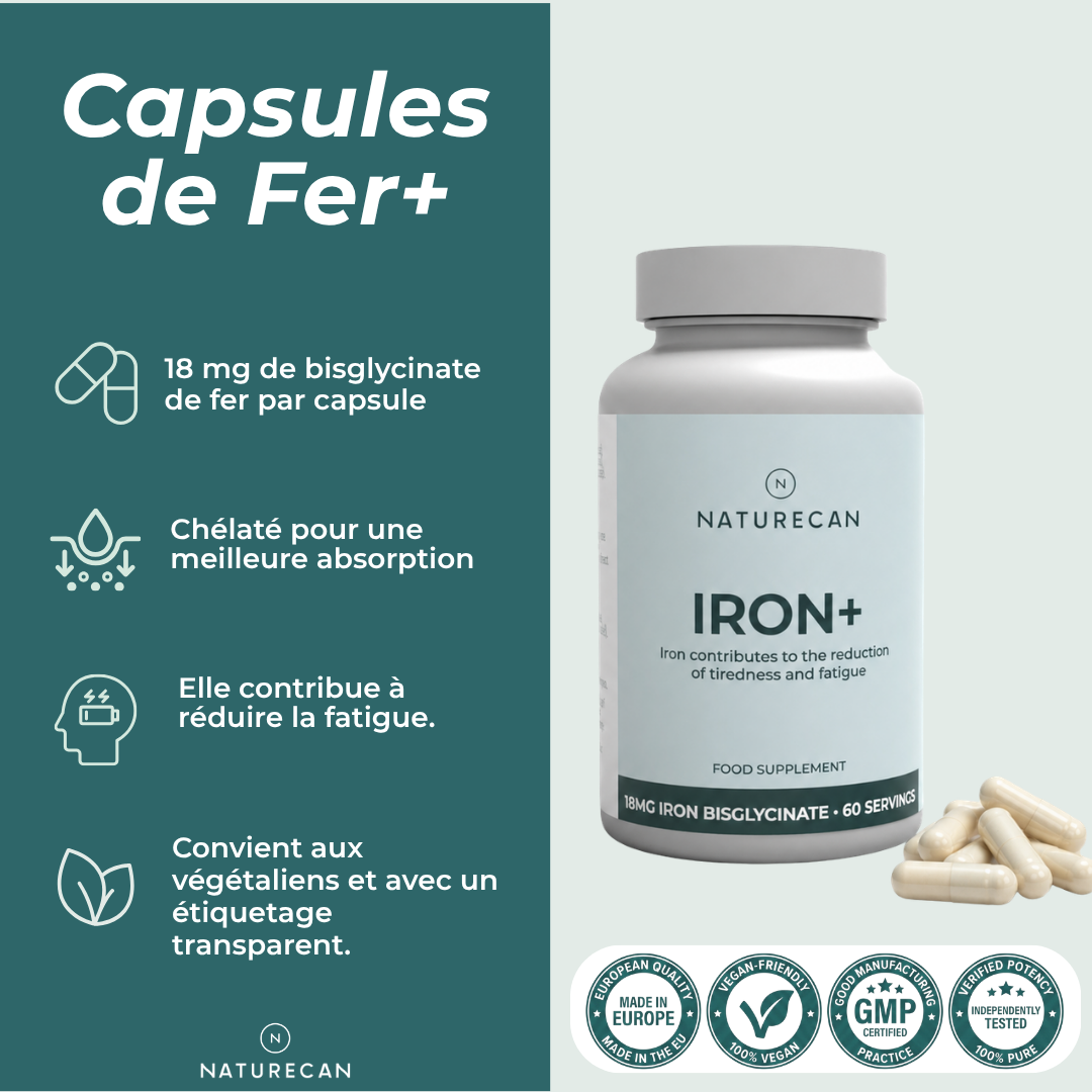 Comprimés de Fer vegan
