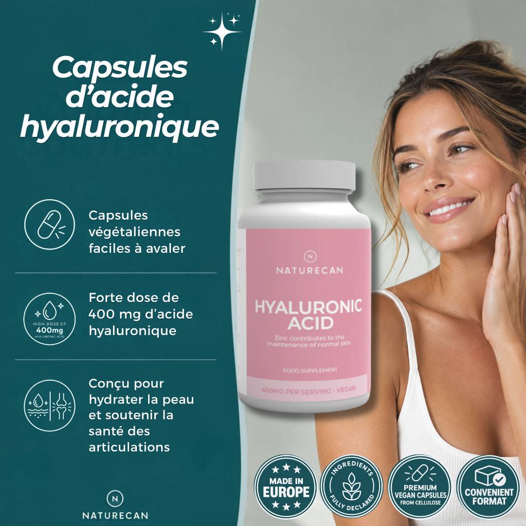 Capsules d'acide hyaluronique pour la peau