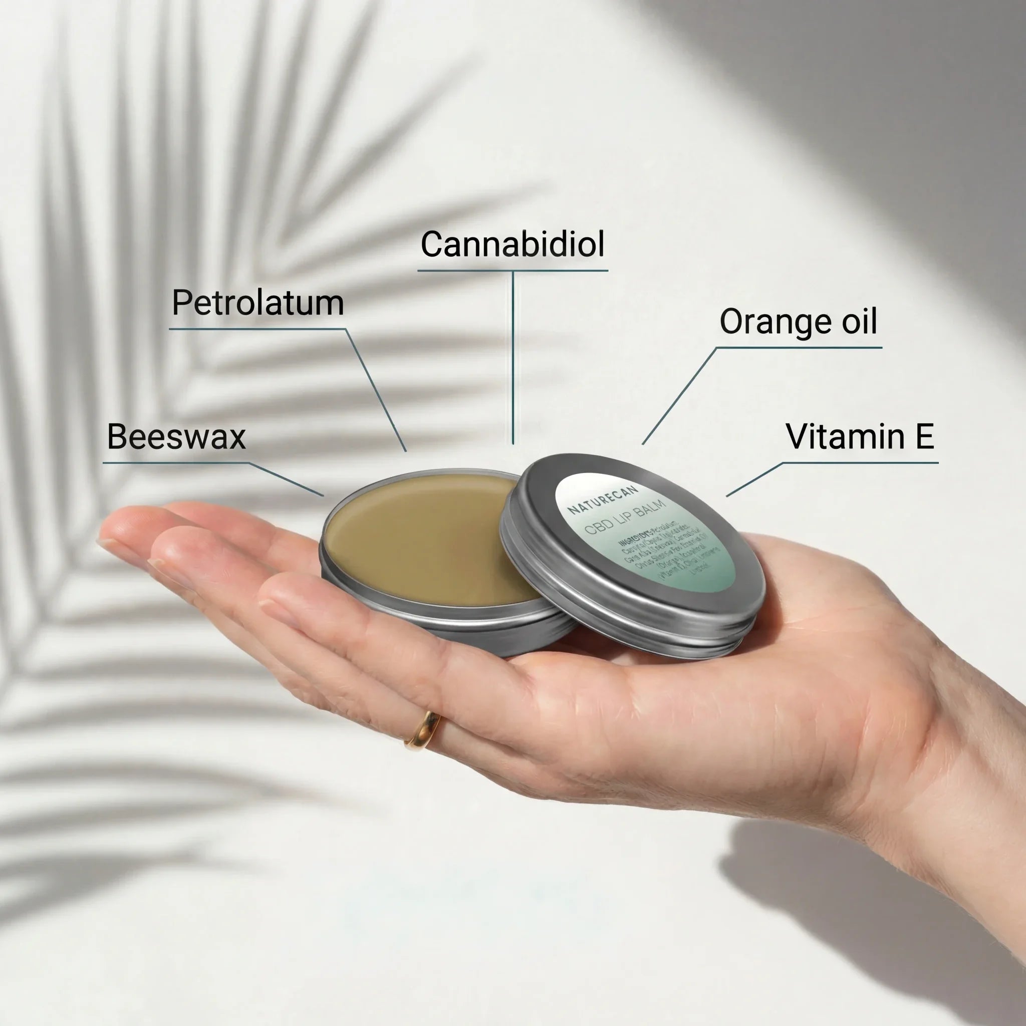 Baume à lèvres au CBD