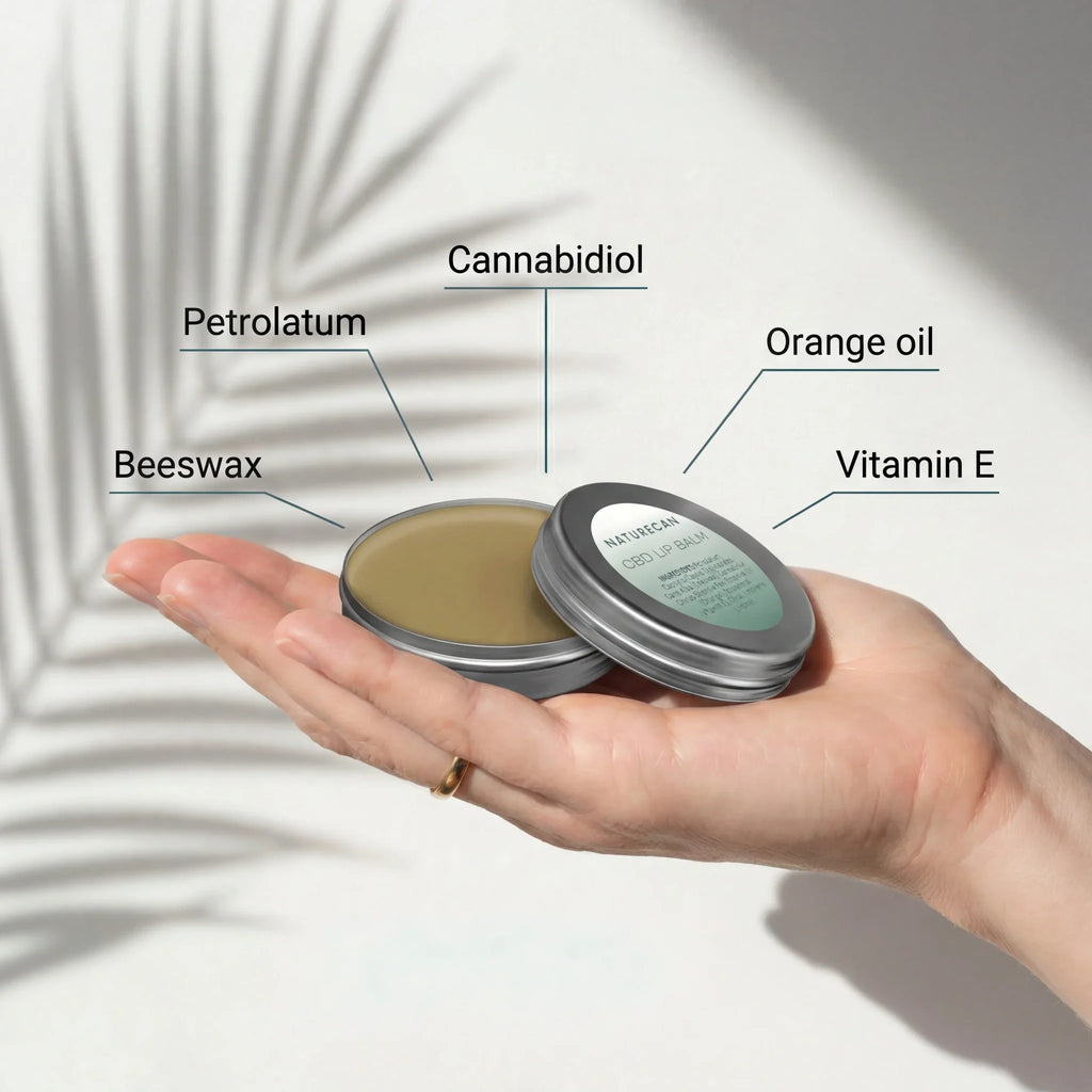 Baume à lèvres au CBD