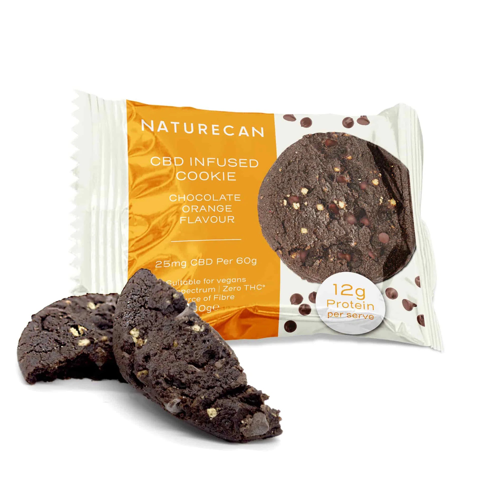 Cookies au CBD chocolat et orange