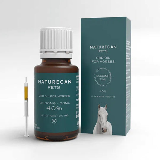 Huile CBD cheval