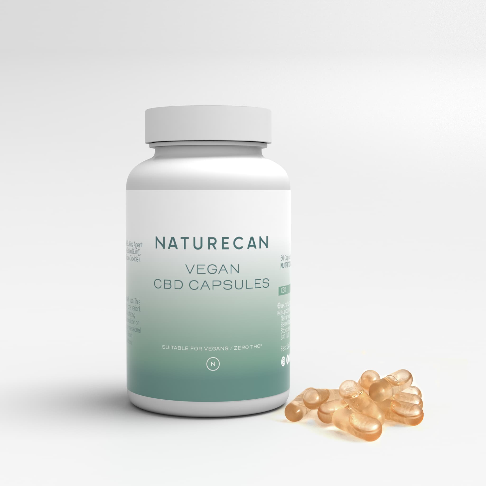 Capsules de CBD vegan