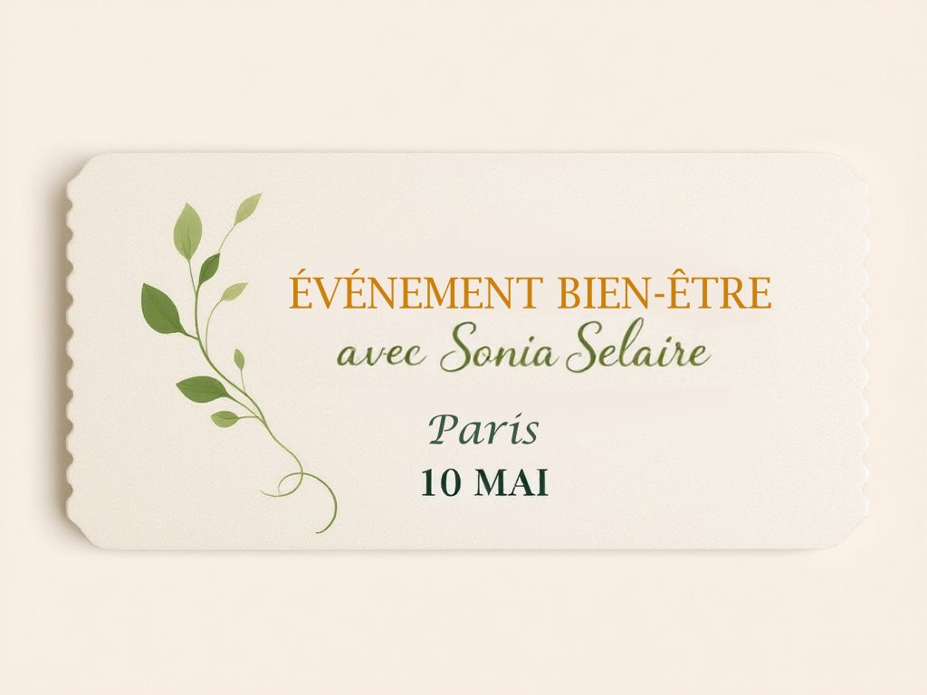 Événement bien-être avec Sonia Selaire Ticket