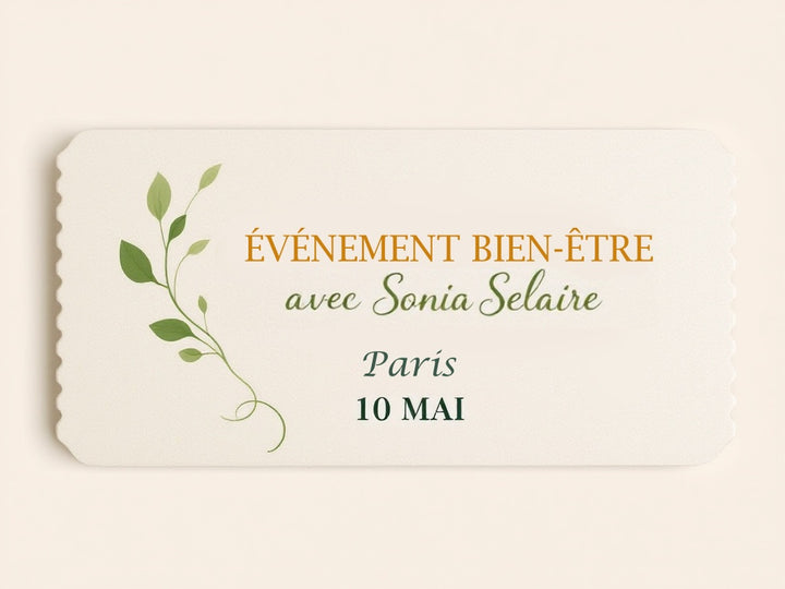 Événement bien-être avec Sonia Selaire Ticket