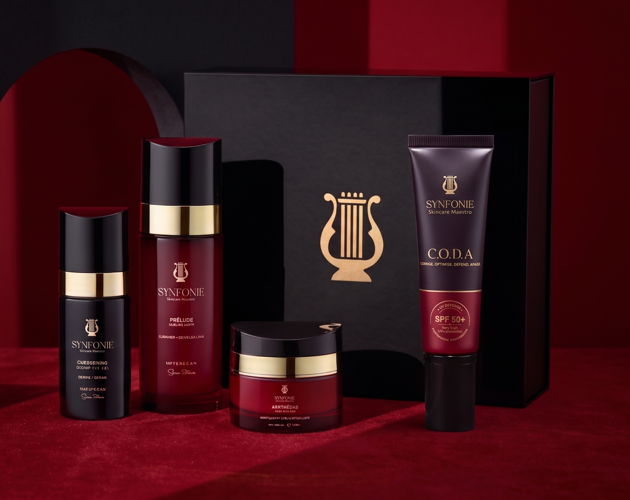 Coffret cadeau Synfonie + C.O.D.A. SPF 50+ par Sonia Sélaire
