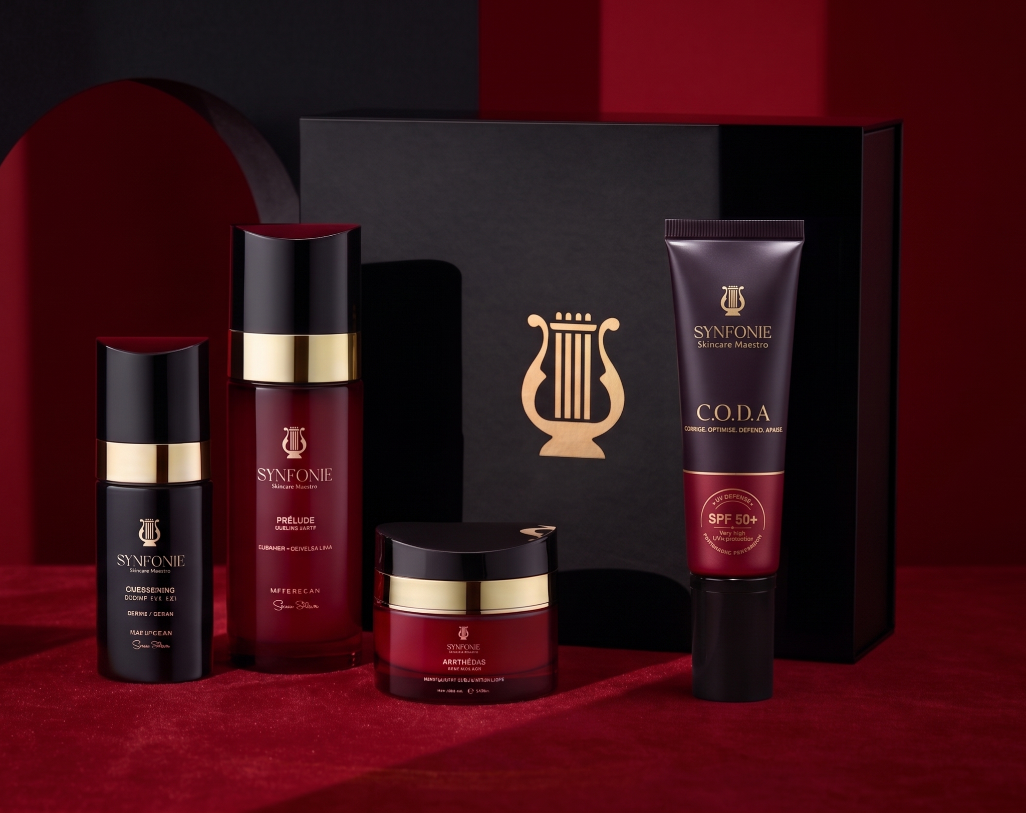 Coffret cadeau Synfonie + C.O.D.A. SPF 50+ par Sonia Sélaire